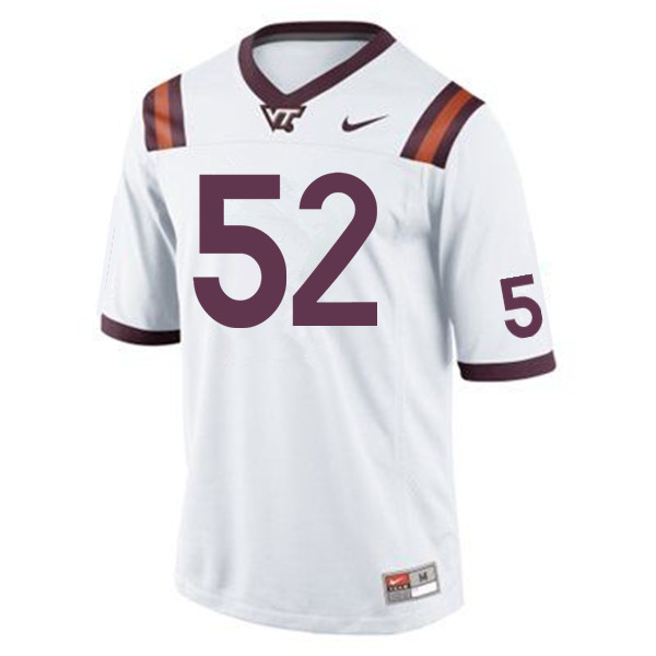 Men #52 Austin Cannon Virginia Tech Hokies College Football Jerseys Sale-Maroon